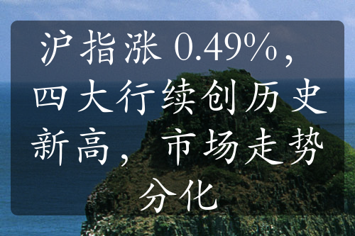 沪指涨 0.49%，四大行续创历史新高，市场走势分化