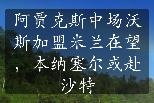 阿贾克斯中场沃斯加盟米兰在望，本纳塞尔或赴沙特