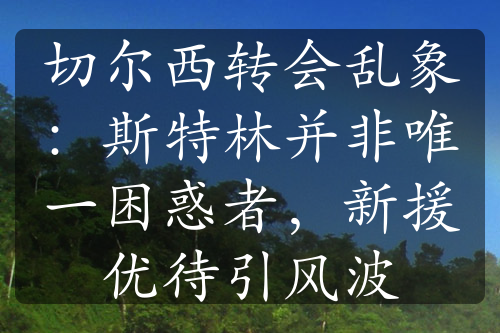 切尔西转会乱象：斯特林并非唯一困惑者，新援优待引风波