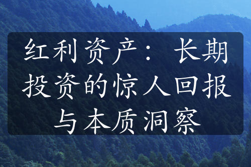 红利资产：长期投资的惊人回报与本质洞察