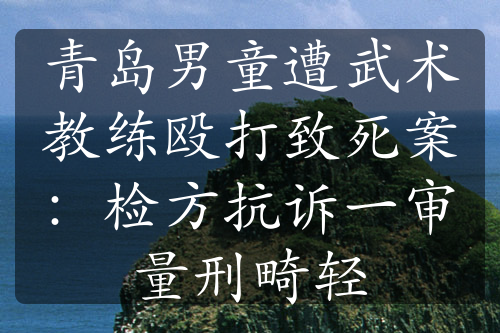 青岛男童遭武术教练殴打致死案：检方抗诉一审量刑畸轻